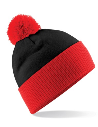 BEE-B451-Snowstar® Two-Tone Beanie